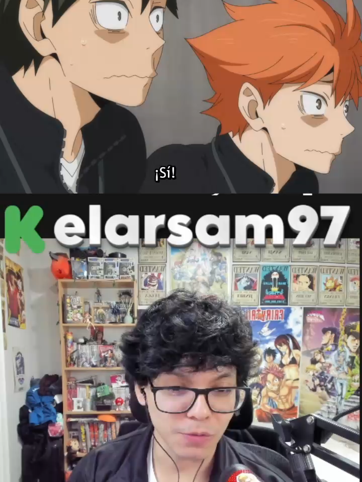 SIGUEME EN KICK: elarsam97 #shotohinata #haikyuu #kageyama #oikawa #hinata #voley #anime #reaccion #animetiktok #clip