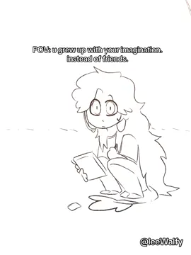 And you decided to make your own world. #art #imagination #animationmeme #animation #childhood 