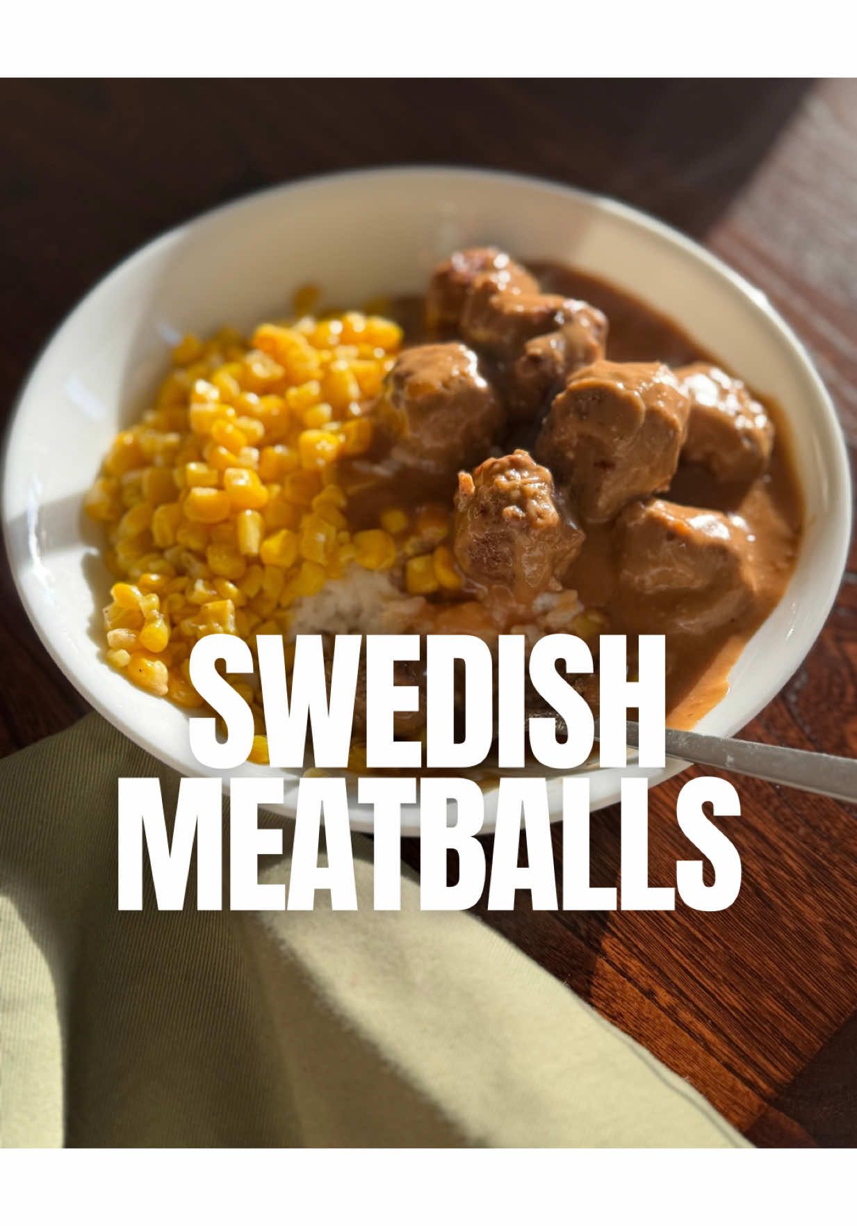 Are these authentic? No. Are they delicious? Of course. #makethisshit #swedishmeatballs #leftoversrehashed #meatballsandgravy #easydinnerideas 