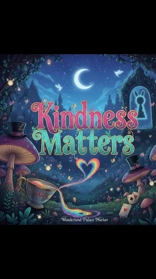 Kindness Matters Even In A Magical Makeup Community ✨️💫✨️. Just Your Friendly Reminder:  From The Wonderland Palace Market Palace Envoy- Janell #kindness #wonderlandpalacemarket @M.Roan.Hatter™️ 
