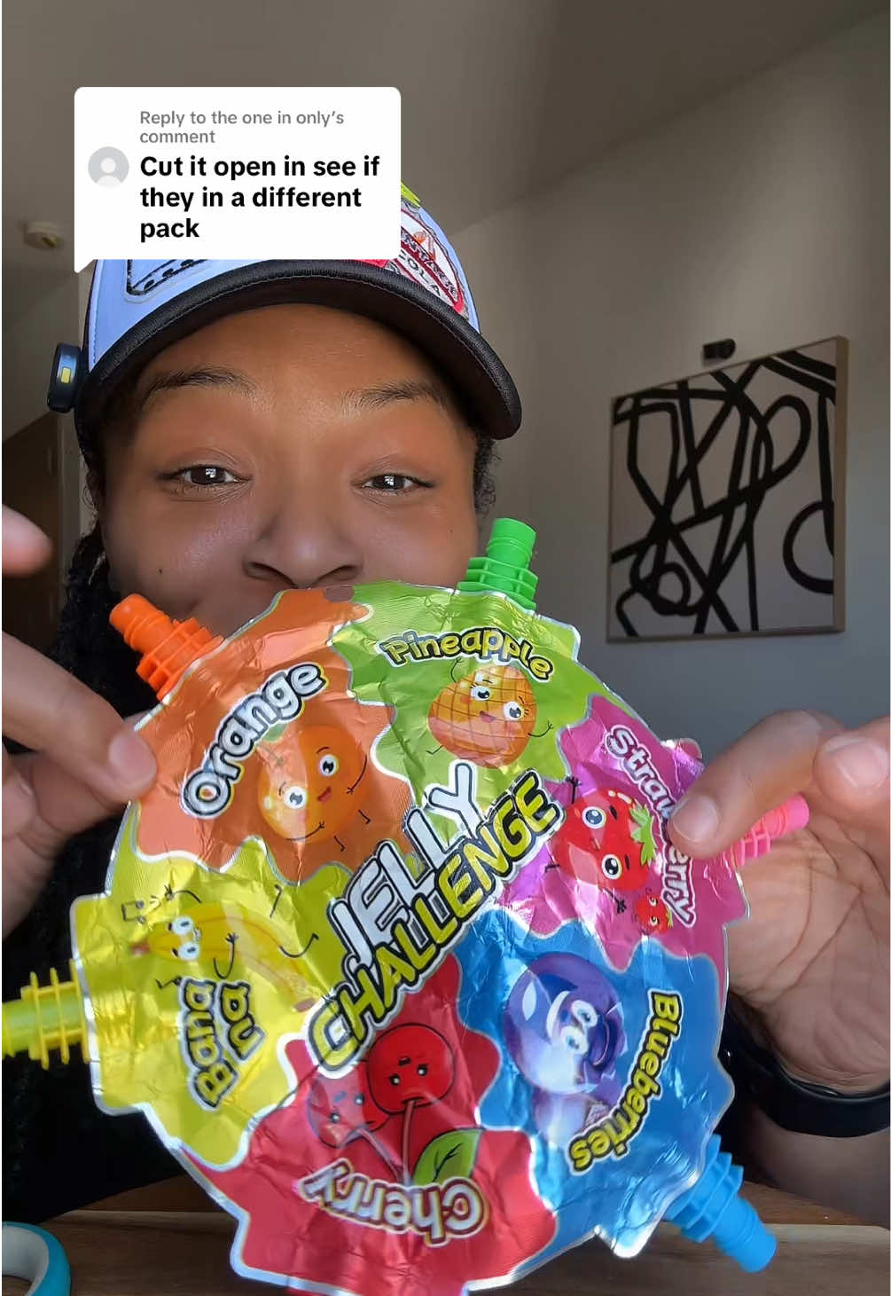 Replying to @the one in only Y’all got me out here doing candy investigations 🍬🤣 Cutting open this Jelly Challenge to figure out why it turned into such a major fail! 
