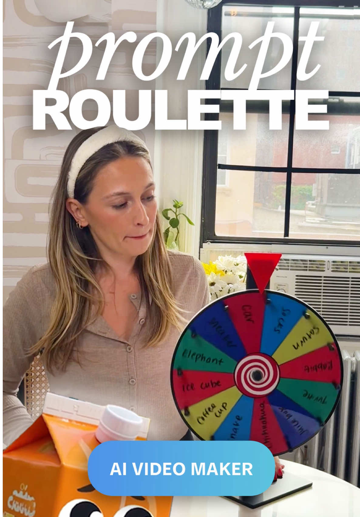 Spin your idea into reality. Choose a thing, a place, and an action… then let CapCut’s AI Video Maker bring it to life. What’s your combo? 🎬💡 #CapCutAI 