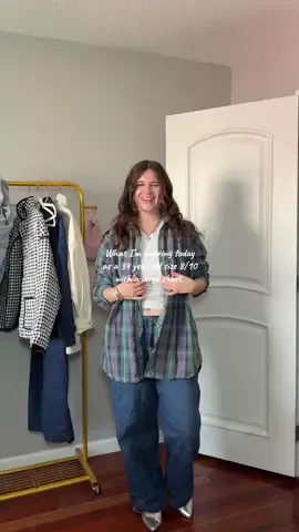 These are my favorite jeans! #fallfashion #falloutfitinspo #fashiontiktok #fallstyle #size8fashion 
