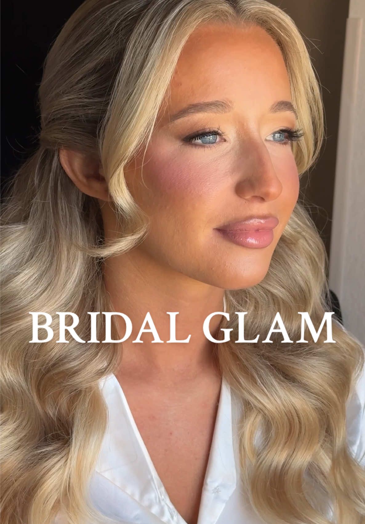 Would you trust your hair and makeup artist enough to meet them for the first time on your wedding day?! #bridalmakeup #bridalhair #weddinginspo #bridetok #weddinghairandmakeup 