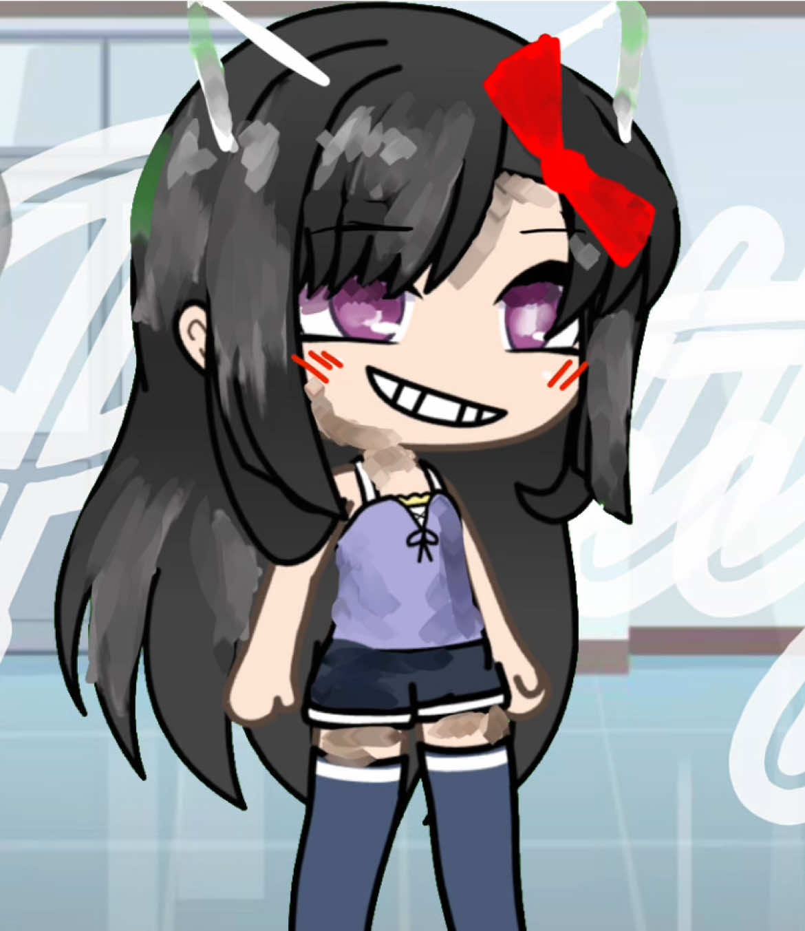 I’ll be your favorite saniro character ;) HELLO KITTYY . I think my shading has improved, either that or this new brush! #fyp #xcyzba #gachalife #hellokitty #hellokittyavrillavigne 