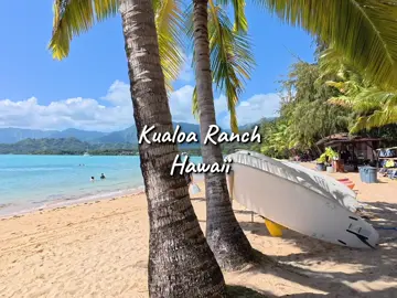 My favorite beach 🌈 #fyp #hawaii #oahu #travelwithme #kualoaranch 
