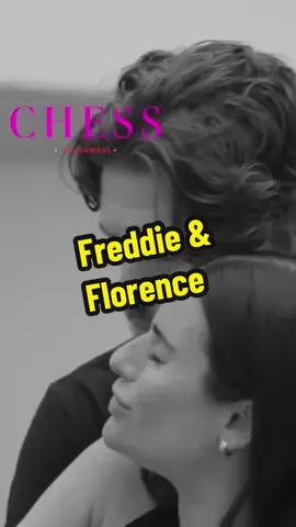 Moments between Freddie and Florence from @CHESS the Musical latest rehearsal video ♟️🖤                  #aarontveit #leamichele #chessthemusical #tonyawardwinner #musicaltheater 