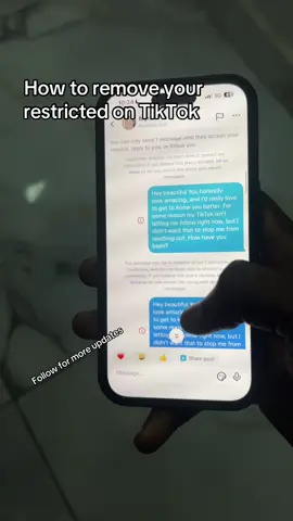 How to remove your tiktok restrictions #goviralvideo❤️❤️ #update #restirction #fy @jujuplug50 