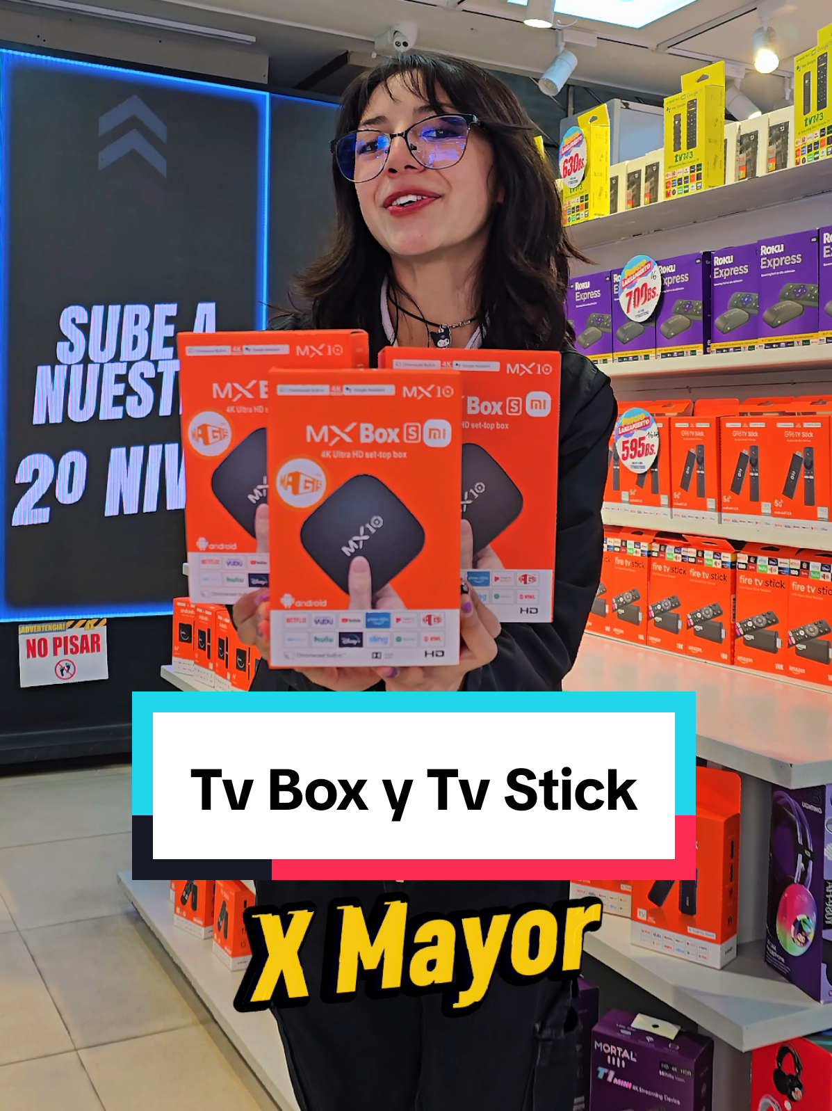 🔥📺 ¡Atentos caseritos! Este finde se viene lo bueno en PSS Plaza Bonita 🎉 👉 Más de 20 modelos de TV Stick y TV Box 👾 👉 Proyectores modernos 🎥 👉 Parlantes pequeños, medianos y grandes 🎶 👉 Power Banks que cargan hasta 6 celulares a la vez 🔋📱 ⚡ Todo con precios especiales y pensado también para los mayoristas 🙌 📍 Av. Buenos Aires, antes del Puente Vita – al lado de la Caja Nacional de Salud. ✨ Ven, visita y llévate lo mejor en tecnología ✨ #tvbox #tvstick #mayoristas #importadora #lapaz_bolivia🇧🇴 