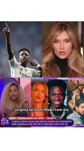 O possível affair entre Virgínia Fonseca e Vini Jr. continua dando o que falar na internet! A influenciadora está passando alguns dias na casa do jogador em Madrid, mas a polêmica da vez é que, mesmo com a influenciadora hospedada em sua casa, Vini Jr. curtiu fotos de uma modelo nas redes sociais. No Fofocalizando desta sexta-feira, dia 3, os apresentadores debateram a situação. Enquanto Matheus Baldi defendeu que o combinado entre o casal é o que importa, Thayse Teixeira rebateu dizendo que sair do Brasil para visitar alguém que está curtindo fotos de outras pessoas faria com que ela não quisesse ter 