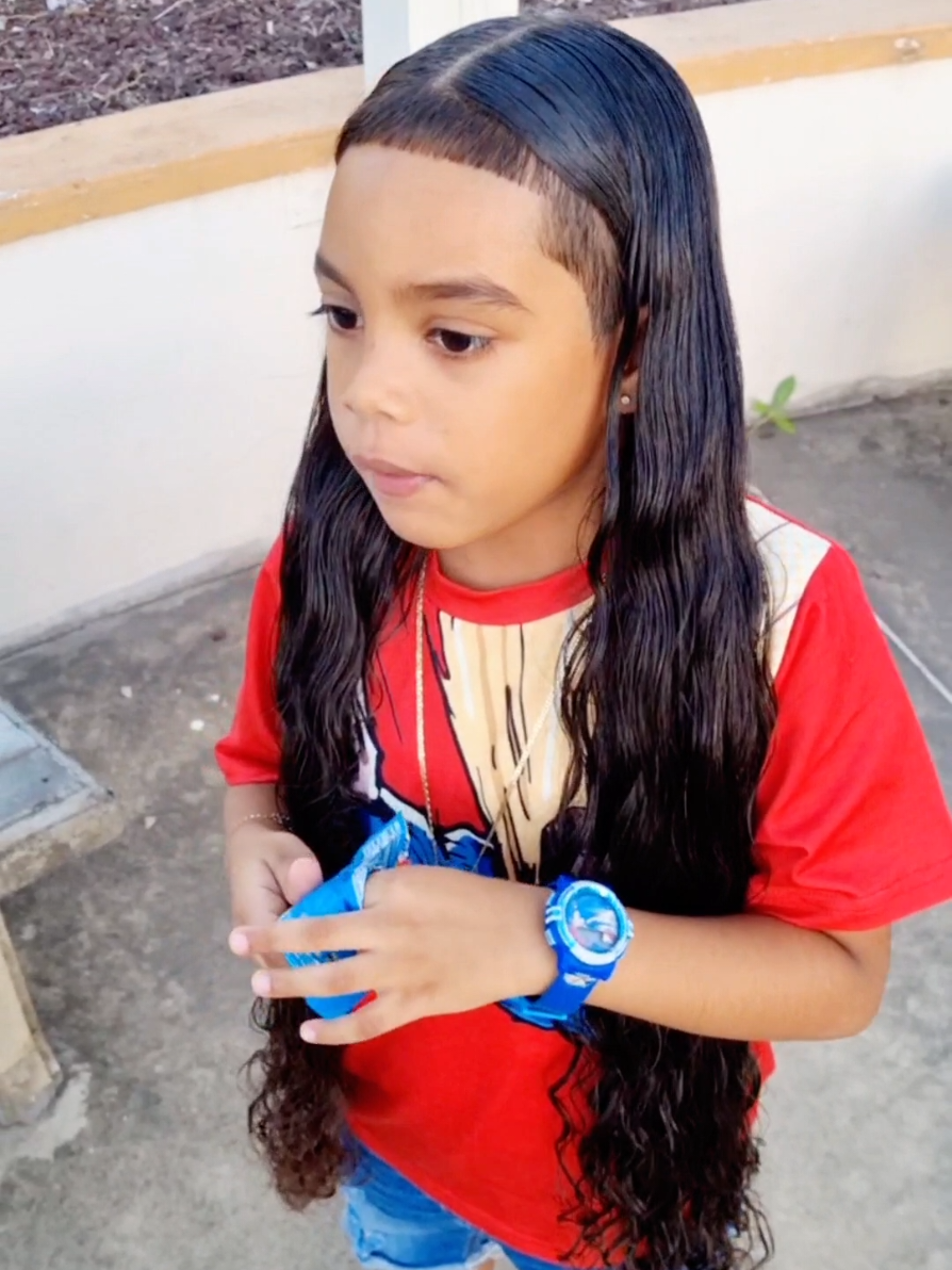 Son Son 💋💋 #handsome #boyswithlonghair #boymom  #🇬🇾🇧🇸🇦🇬🇹🇹🇱🇨🇨🇼🇯🇲🇸🇷🇦🇩🇧🇧🇻🇨🇬🇩 #🇰🇳 