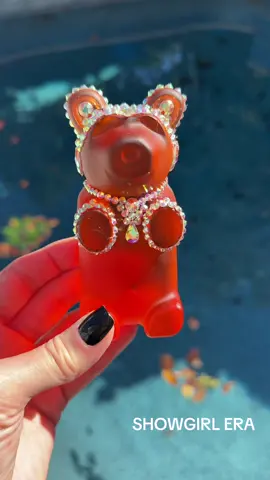 SHOWGIRL ERA Having fun with Sparkle. Limited Edition Resin Showgirl Bear is made to order, available for a limited time.  Surprise your Swiftie with a great gift! #taylorswift #swiftie #lifeofashowgirl #candy #Love 