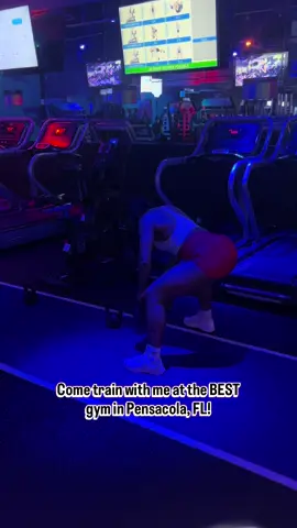 Come train with me at the best gym in Pensacola, Florida 🔥💪🏾 Regymen Fitness. @REGYMEN Fitness Pensacola  Today I’m doing one of my favorite workouts here called a BLAST.  It’s a quick 30-minute session that has almost the same intensity as 1hour classes into half the time.  Perfect when I want to get in and out due to my crazy school/work schedule but still leave me drenched 🥵 and challenged for sure! Regymen has 3 class styles: BURN, BUILD, BOX, & BURN is the most popular where you rotate through all three weight rooms, hit the treadmills, and mix in strength work.  All instructor based btw. So it’s like being in a group training but with your own personal trainer 🔥 BUILD is slower paced and focused on strength training with barbells and heavier lifts.  BLAST is fast, powerful, intense, and straight to the point…you alternate treadmill rounds with 2-3 weighted moves like kettlebells, slam balls, or dumbbells each round.  The goal is to get through as many rounds as possible in 30min! The treadmill intervals start short with a higher incline then get a little longer and more steady as you go. I love it because it keeps me accountable with cardio (my least favorite thing to do alone). The vibes are unmatched here with the dark training room, neon lights, loud music, and amazing coaches! They offer a FREE full 1hr intro session so you can get a feel for the workouts and make sure it’s a good fit for you… #pensacolagym #Fitness #pensacolafl #pensacolabeach #gym