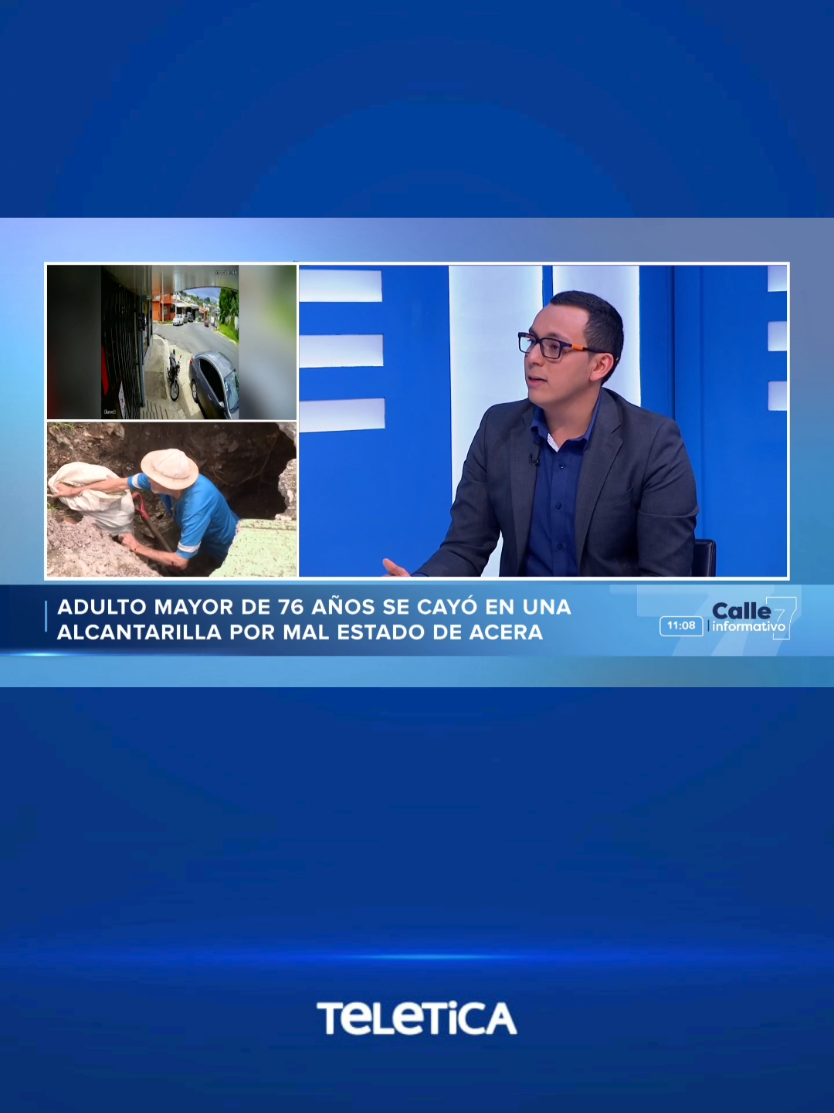 ¿Se puede denunciar la caída en una acera? 🤔 El caso del adulto mayor que se cayó ayer en un hueco, generó molestia en redes sociales. Le invitamos a conocer más detalles sobre el tema ingresado a #Calle7Informativo en Teletica.com. 💻📲 @Pablo Campos 