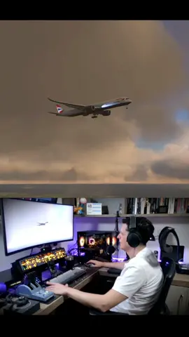 Pousando em Londres Heathrow de Airbus A350-1000 da British no Flight Simulador 2020 #flightsimulator2020 #fs2020 #msfs2020 #flightsimulator #msfs 