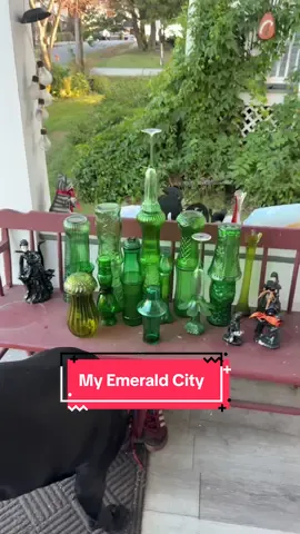 Replying to @dailymandala #emeraldcity #vintageglass #wicked 