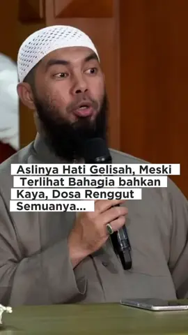 Kenapa hati gelisah meski terlihat bahagia bahkan dalam keadaan kaya? Karena dosa merenggut semuanya...