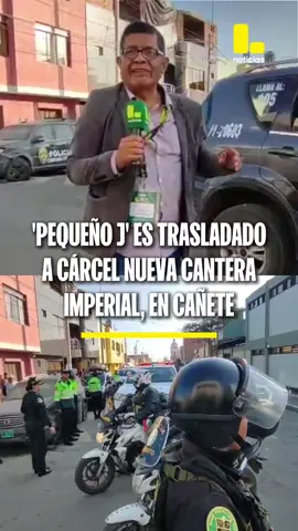 Tony Valverde Victoriano, alias 'Pequeño J', es trasladado a la cárcel Nueva Cantera Imperial, en Cañete. #LatinaNoticias #NoticiasPerú #Perú 