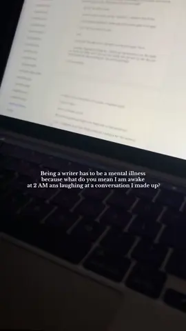 Why am I awake at 2am laughing at a conversation between two people who don’t even exist 💀✍️ Writers, tell me I’m not alone! #creatorsearchinsights #writerlife #writingcommunity #amwriting #writersoftiktok 