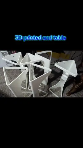 This took way too long but at least now I can say that I 3D printed a piece of furniture! #3dprinting 