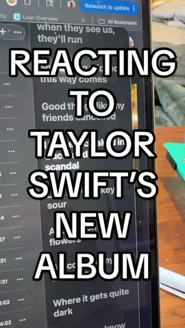 REACTING TO TAYLOR SWIFT’S NEW ALBUM