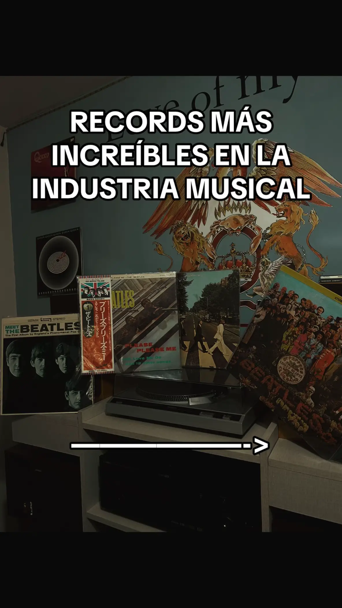 ¿Conoces algún otro record que quisieras compartir? Coméntalo 👀👀#michaeljackson #Queen #elvispresley #thebeatles #musica 