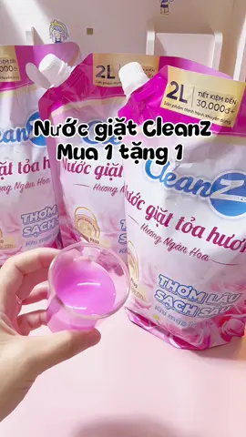 Combo mua 2 tặng 2 ,mua 1 tặng 1 nước giặt hương ngàn hoa CleanZ lưu hương lâu 72h nha mn #nuocgiat #cleanz #nuocgiatcleanz #nuocgiatxa #nuocgiatthomlau 