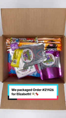We packaged Order 21426 for Elizabeth! 🍭🍫 thank you so much for your order! We hope you love your candy! 😊 #candy #candyshop #packagingorders #satisfying #sweets