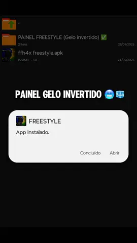 Painel FREESTYLE GELO INVERTIDO!! ☠️ #viral #freefire #sensibilidade 