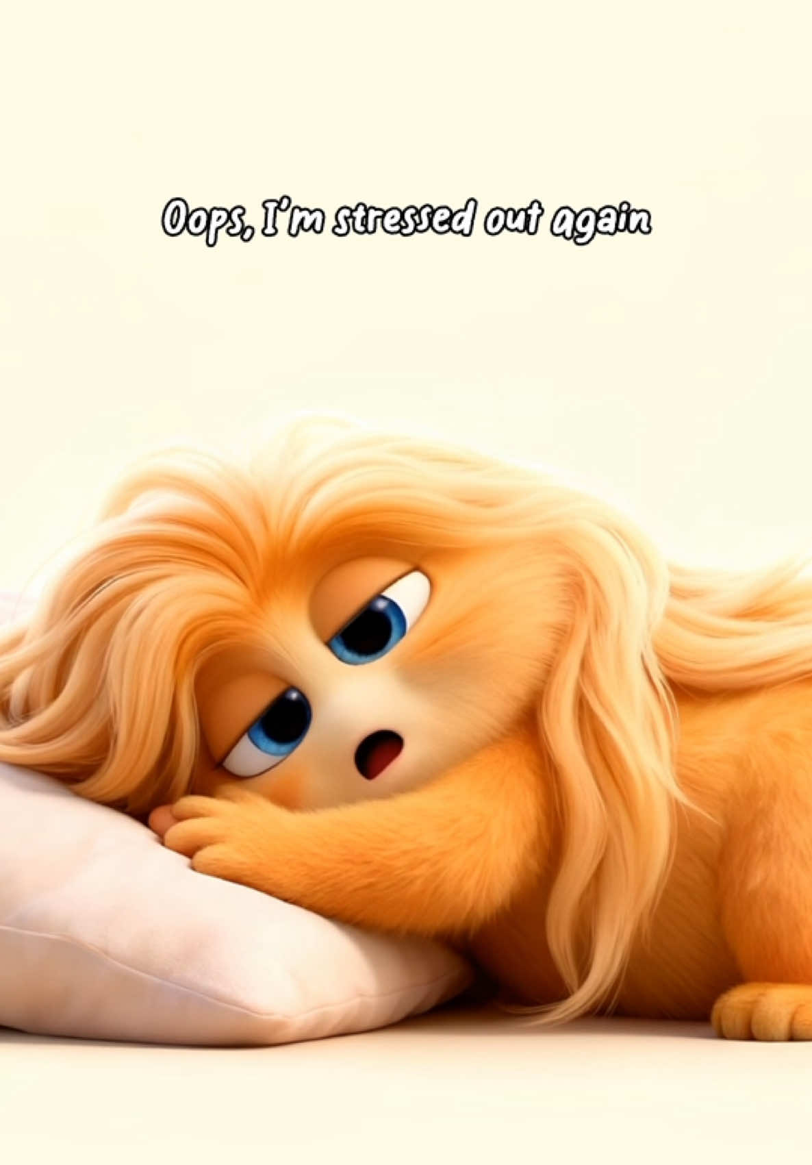 Tag a friend who’d sing this with you 😮‍💨🎤 #stressed #calmlings #tired #exhausted #cutemonsters 