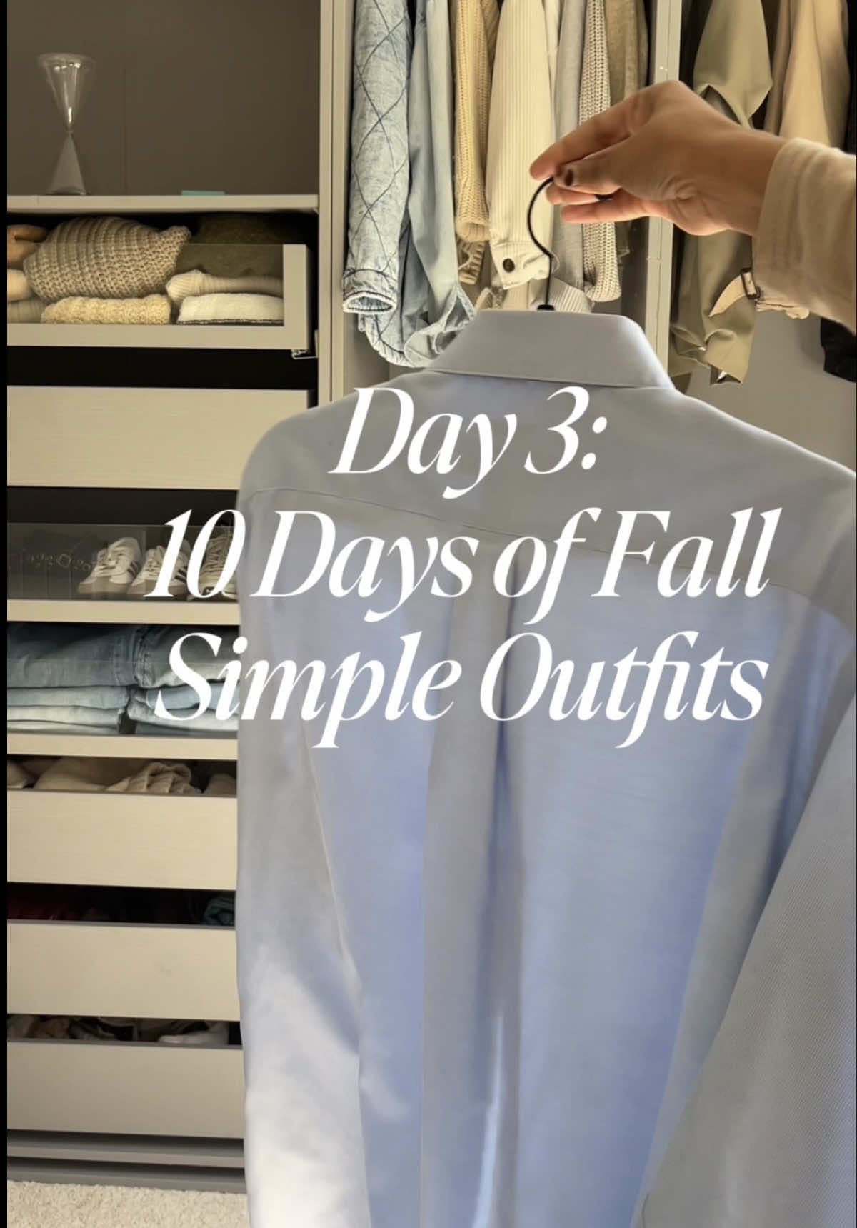 Don’t go buy any button downs just go get them out your mans closet 🤣😉 #FallOutfitInspo #capsulewardrobe #ClassicStyle #OOTD #wardrobestaples 