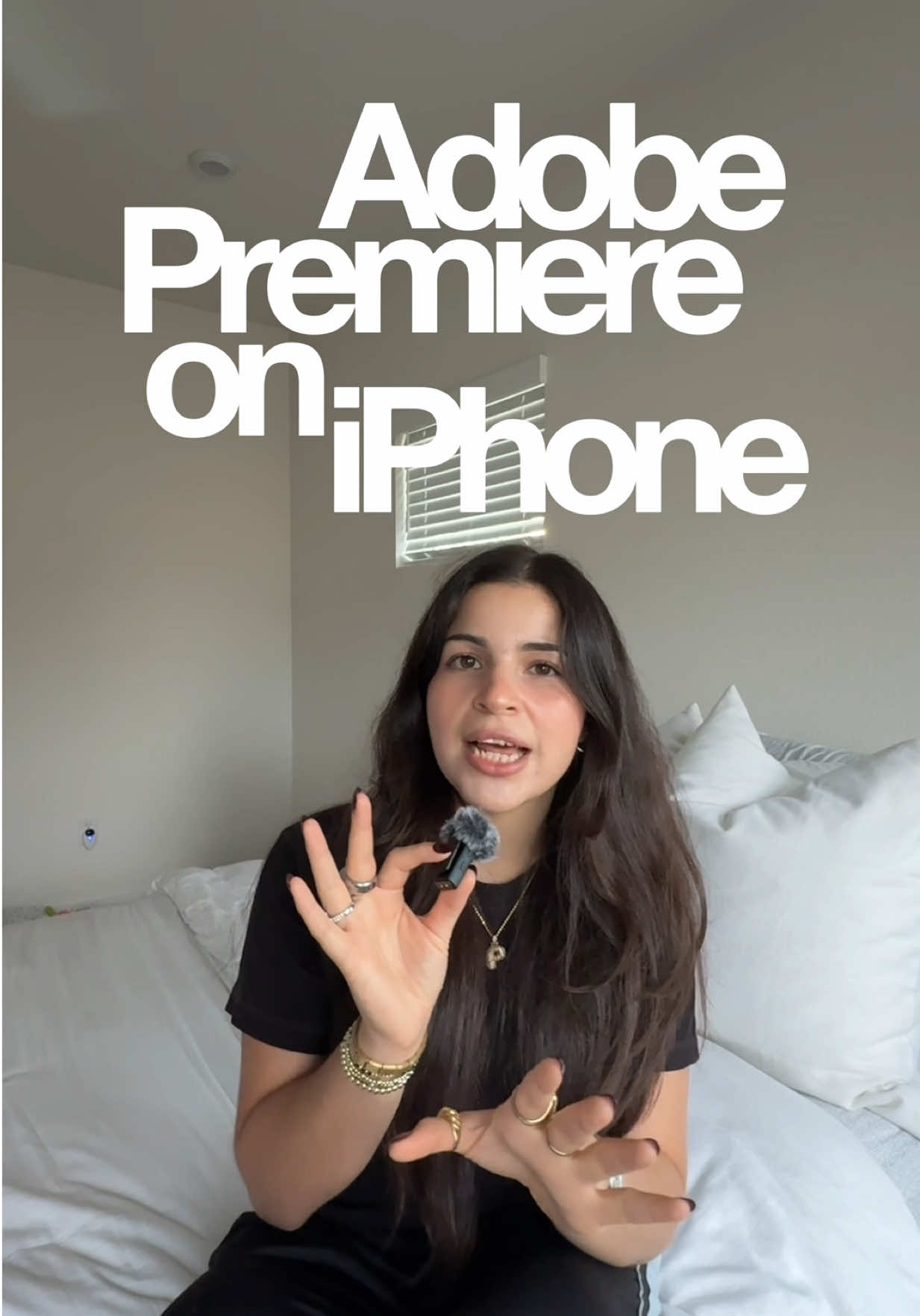 SO excited that Adobe Premiere for iPhone is now available on the App Store (& it’s free?!). I’ve been playing around with it recently and love how user-friendly it is + the b-roll footage library is SO cool. Available now on the App Store! @adobevideo 