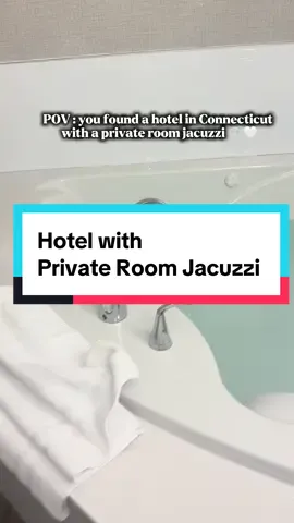 Places to visit in Connecticut | Weekend getaway ideas | Hotels with private room jacuzzi in Connecticut | #fyp #connecticut #traveltiktok #ct #traveltok  @Cambria Hotels 