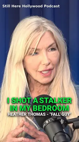 “I Shot a Stalker in My Bedroom” -Heather Thomas “The Fall Guy” #heatherthomas #stalker #stillherehollywood @Steve Kmetko #thefallguy 