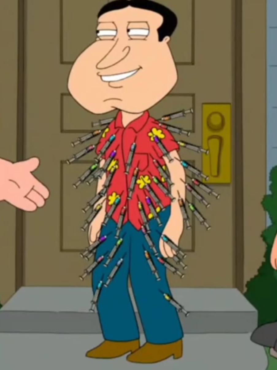 Family guy - Quagmire has all the Stds. #std #needle #hiv #super #aids 