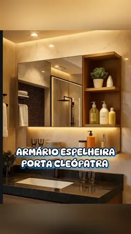 Chega de Bagunça e Desorganização no Banheiro 😉 Armário Espelheira Cleópatra ✨ ID do Produto: BIMAX2-1AMH @Programa Afiliados e Criadores @Mercado Livre #MercadoLivreAchados #HomeAndDecor 
