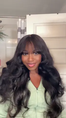 @Luvmehair ✨ Love this 7x6 loose body wave glueless wig w/ bangs💅🏽  #luvmehair #Luvmeforyou #luvmeforreal #bangs #tiktokshopfalldealsforyou 