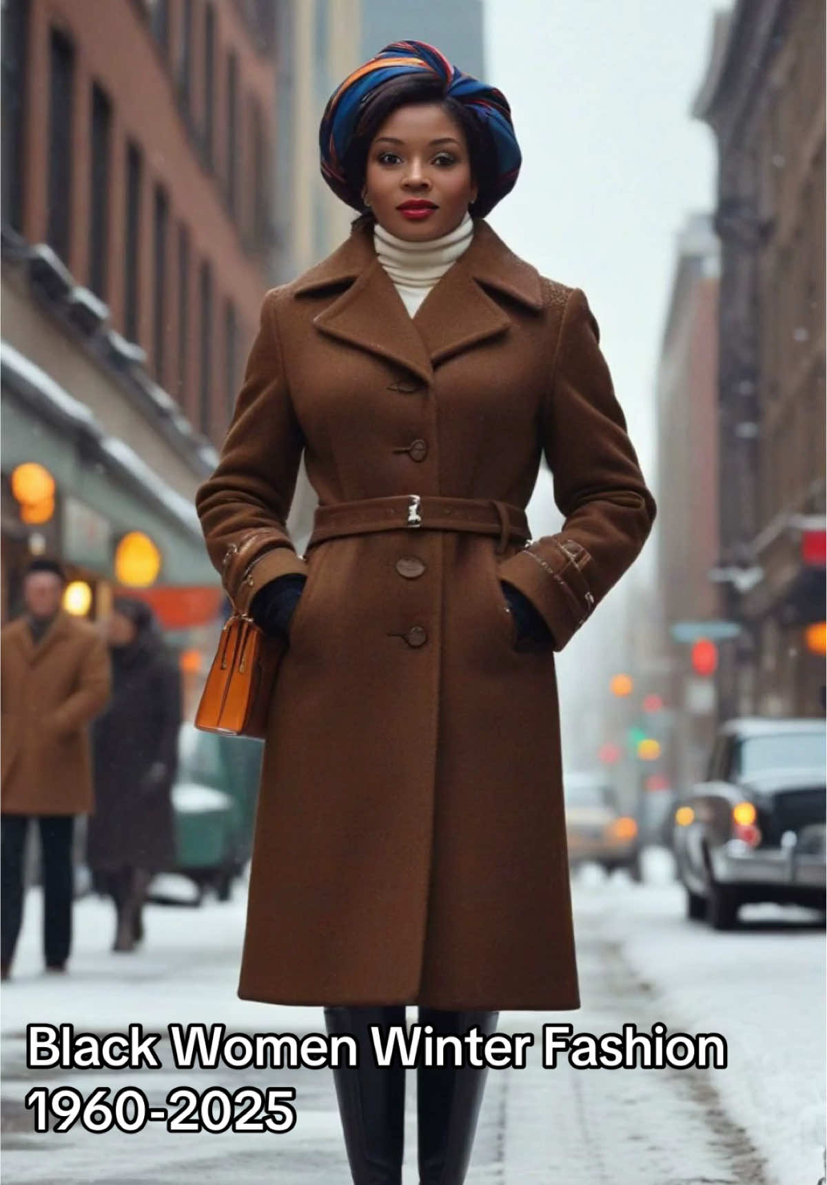 Black Women Winter Fashion - Cozy. Classic. Unstoppable. #fyp #viral #blackfashion #winterstyle #evolution 