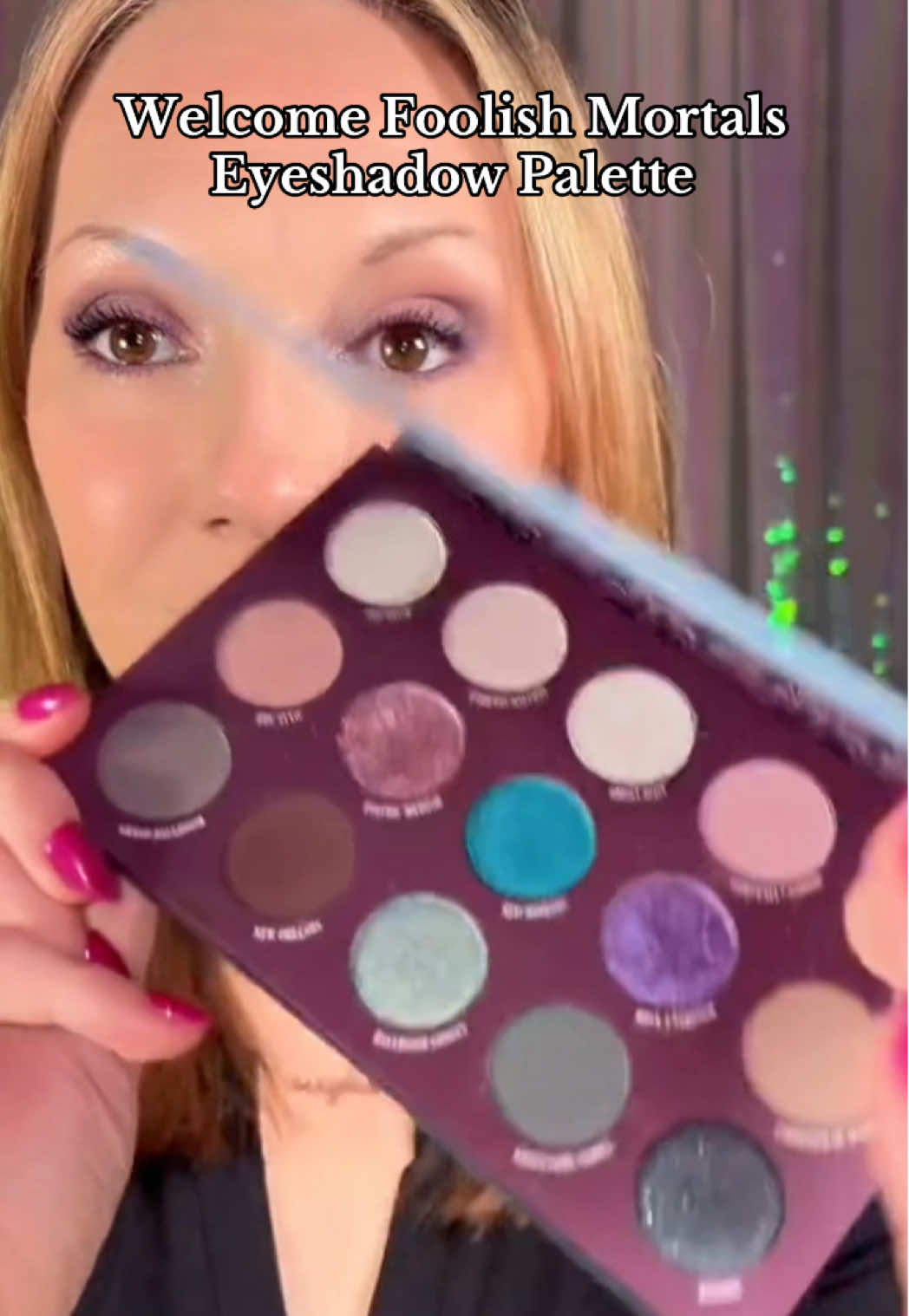Take a step into the Mansion with the @ColourPop Cosmetics x Haunted Mansion Palette. This palette has 15 ghoulish shades of greys, neutrals and pops of bright colour in Matte, Metallic, Matte Sparkle and Pearlescent Glitter finishes. #colourpop #colourpopxhauntedmansion #welcomefoolishmortalspalette #tiktokshopfalldealsforyou #ttsbeautybesties 