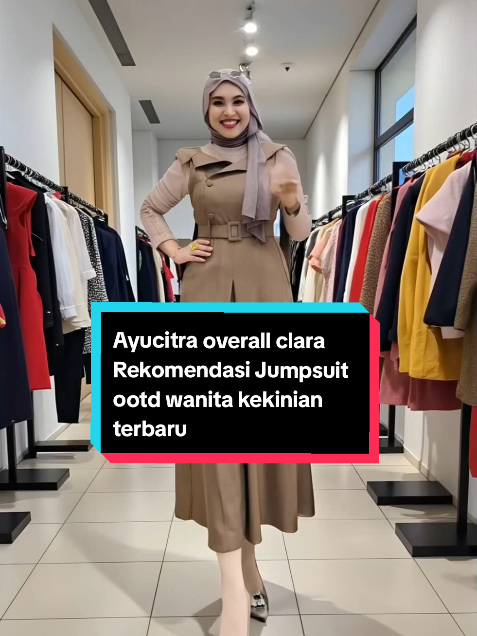 Ayucitra overall clara Rekomendasi Jumpsuit ootd wanita kekinian terbaru panjang Tanpa hijab Tanpa daleman #gajiansale #promoguncang1010 #cuanmaksimal #DijaminCUAN #OOTDMuslimah 