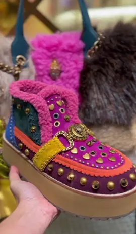 If it’s fluffy, I need it. 🩷🧸🌈 #KurtGeigerFW25 