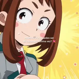 la voy a extrañar tanto ☹️ #ochakouraraka #mha #bnha #uraraka #viral 