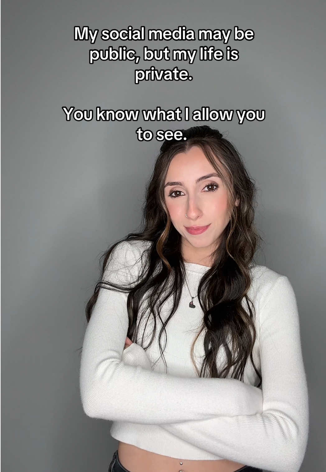 Just me and my “fake life” against the world! #relate #truth #privatelife #socialmedia #fyp 