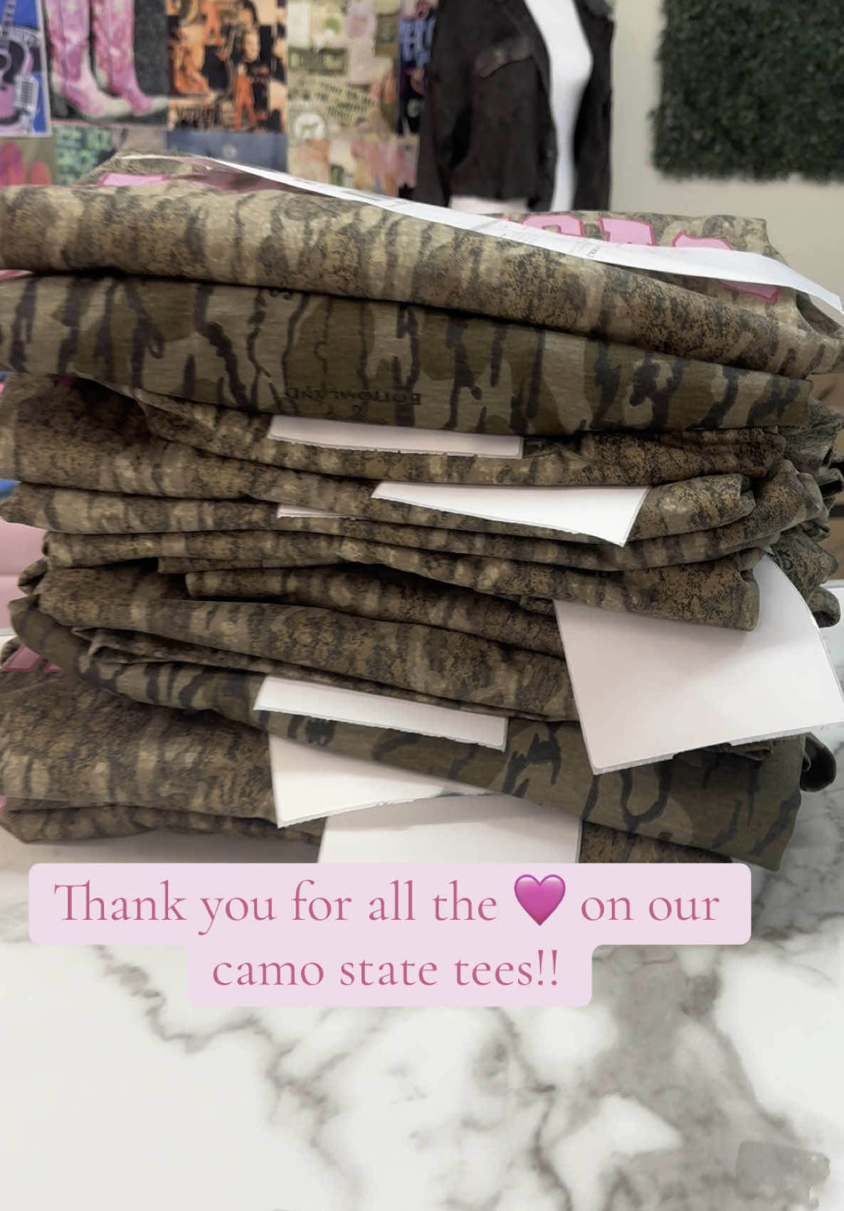 This one is too cute 🩷🩷 #Georgia #fyp #BrileyKing #CamoShirt #graphictee 