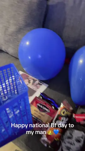 Men deserve to be spoiled too 💙 #october3rd #bfnationalday #loveyou #boyfriendbasket #fyp 