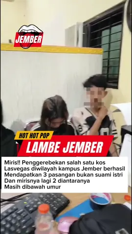 Miris!! penggerebekan kos bebas Jember mendapatkan 3 pasangan bukan suami istri 2 diantaranya masih dibawah umur!! Cinta tak selamanya indah dek. Source: Reses Robinhood #lambejember #jember #mahasiswajember #jember24jam #jemberasik 