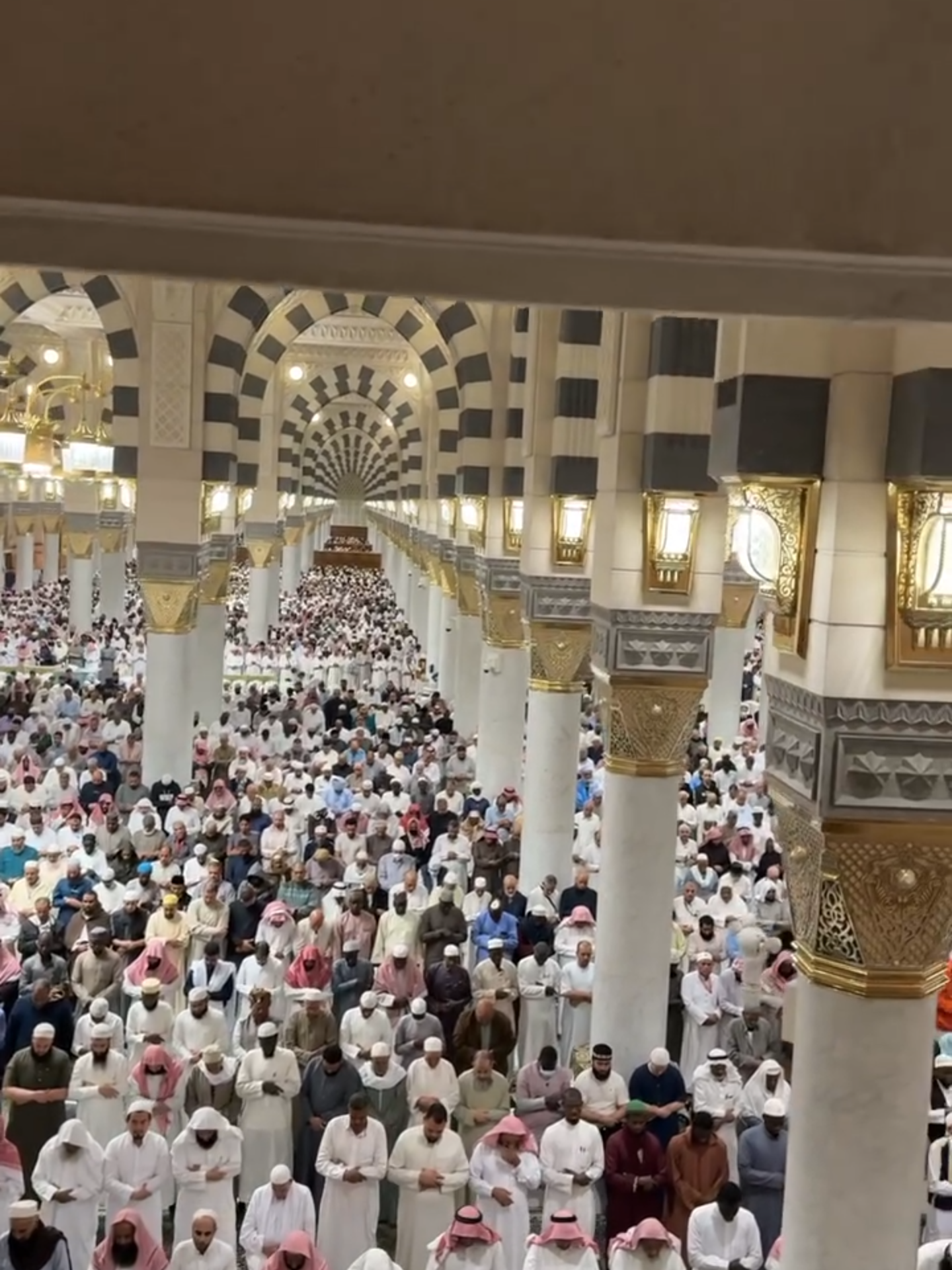 🕌 Suasana sholat berjamaah di Masjid Nabawi sungguh menakjubkan. Ribuan jamaah dari seluruh penjuru dunia berdiri sejajar dalam satu shaf, penuh kekhusyukan, menghadap kiblat. Kubah hijau yang indah, lantunan doa, dan ketenangan masjid menambah haru dalam hati. Setiap sujud terasa begitu dekat dengan Rasulullah ﷺ yang dimakamkan di sisi masjid ini. 🤲 Inilah momen yang dirindukan oleh setiap Muslim. Bayangkan Anda berdiri dalam shaf ini, mendengarkan adzan yang merdu, lalu melantunkan doa di Raudhah yang penuh berkah. 🌟 Kini, kesempatan untuk berangkat umroh semakin dekat! Kami bekerja sama dengan travel-travel terpercaya yang melayani keberangkatan dari berbagai kota besar di Indonesia: 📍 Makassar, Jakarta Barat, Bogor, Palembang, Surakarta, Depok, Pekanbaru, Surabaya, Bandung, Jakarta Timur, Bekasi, Jakarta Pusat, Jakarta Utara, Medan. 💼 Perjalanan umroh Anda insyaAllah akan lebih mudah, nyaman, dan penuh keberkahan bersama kami. 📲 Info & Pendaftaran: 👉 WA: 0852 6115 8086 #PecintaBaitullah #umroh2025 #cintarasulullah #nasihathijrah #istiqomah #motivasiislam #dakwah #cintaallah #RenunganHati #muslimdailypractice #perjalananiman #hijrahyuk #doaorangtuauntukanak  @heldiarifinsyam