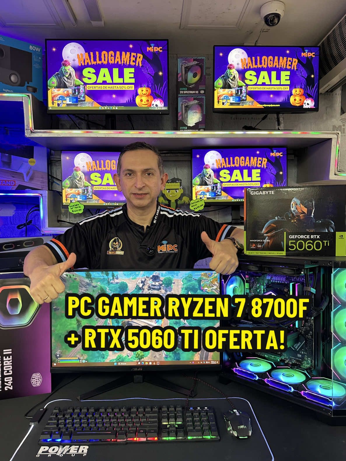 🔥 ¡POTENCIA, CALIDAD Y PRECIO EXTRAORDINARIO!🔥 Poderoso  setup con el Ryzen 7 8700F + RTX 5060Ti 16 GB por solo $5’950.000 💥 ⚙️ Rendimiento brutal 🎮  Gráficos que te dejarán sin aliento 🚀  Ideal para gaming, diseño y streaming 🎯 Oferta limitada. Escríbenos y separa la tuya antes que se agoten.📱301-392-2368 #PCGamer #OfertaGamer #Ryzen7 #MiPCBarranquilla #GamingSetup  