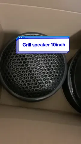 Chek out yuuu!! #grill #grillspeaker #10inc #bahanpvc #boxspeaker 
