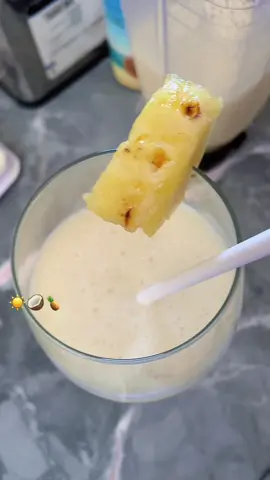 Piña Colada, No Rum! Sorry Jack sparrow!  #piñacolada #mocktail 